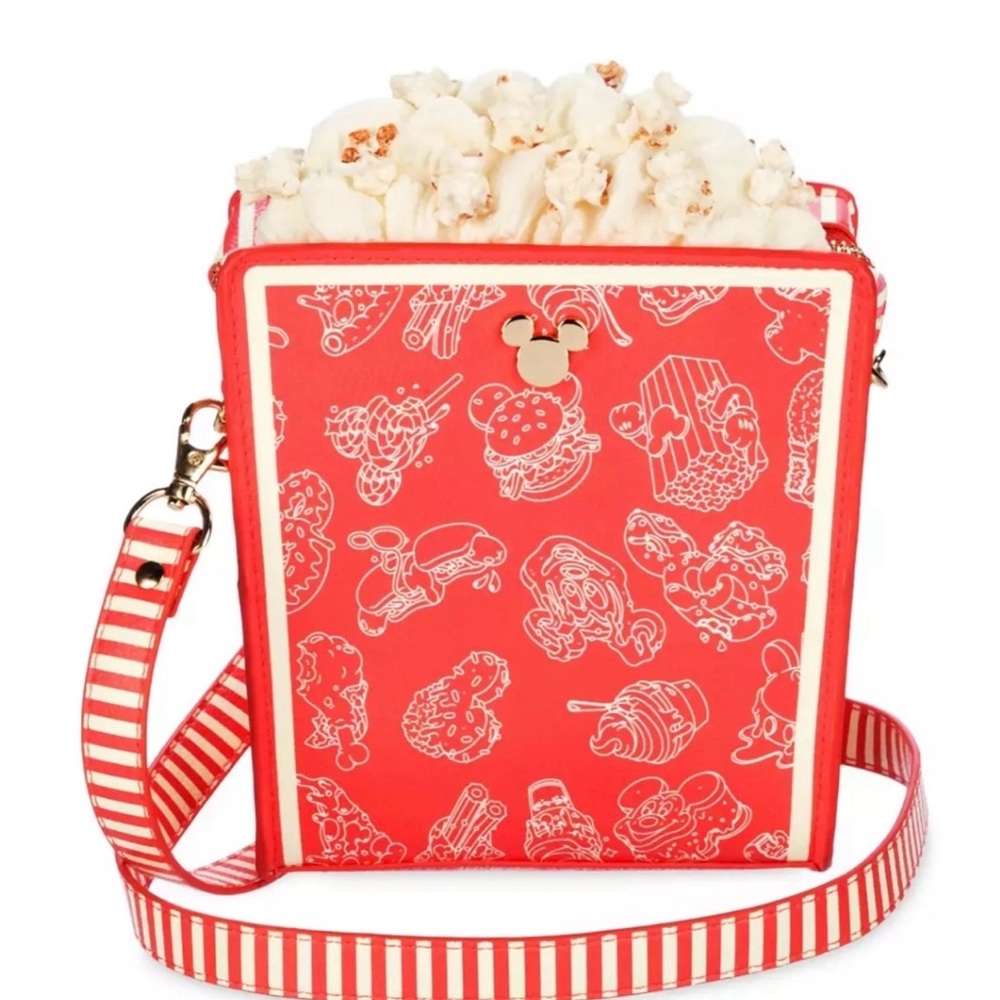 Disney Red Popcorn Crossbody Bag